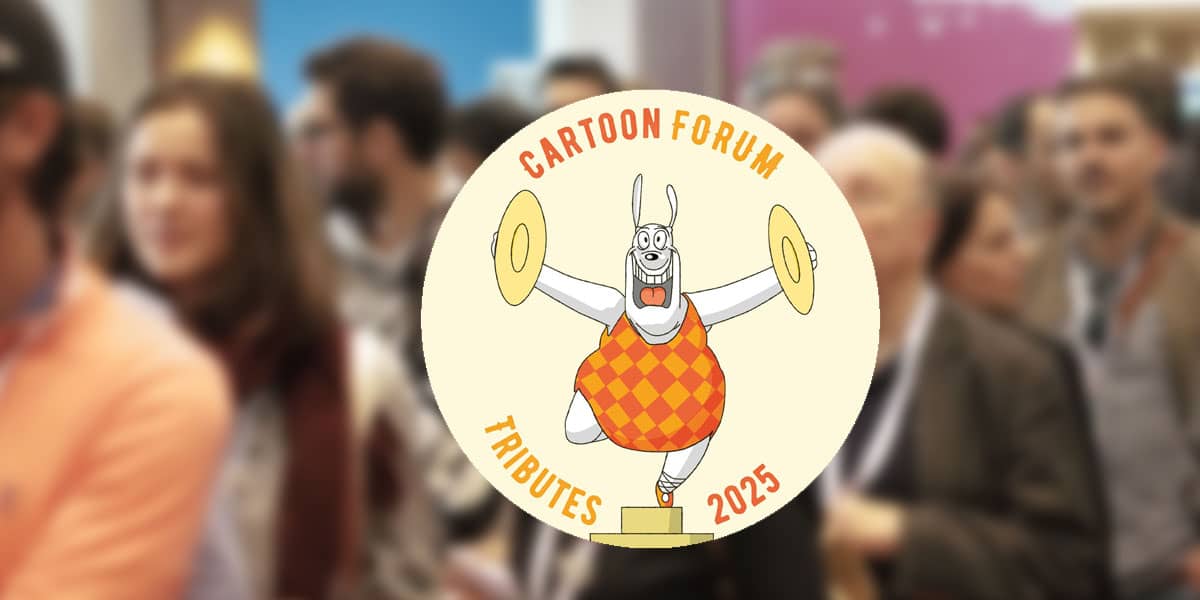 Cartoon Forum 2025 crowd banner